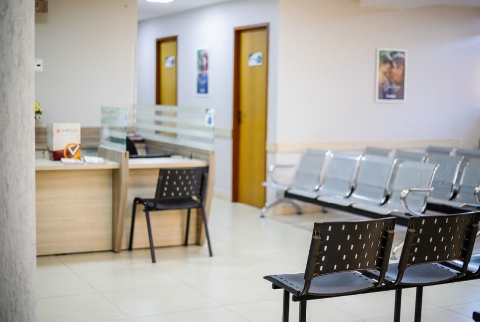 Recepção da inmed, no Recanto das Emas – DF